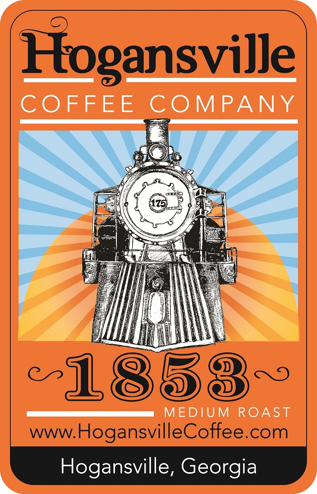 1853 Medium Roast Coffee Label
